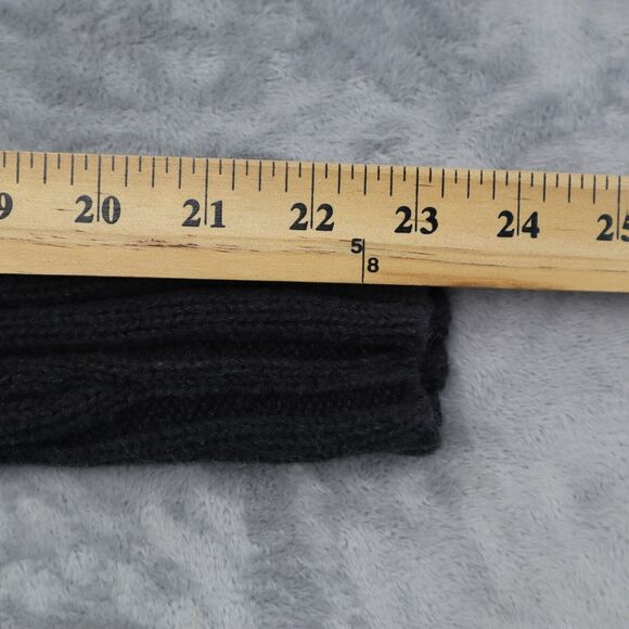 Herman Geist Sweater Women Large Gray Casual Outdoors Preppy Mock Neck Ribbed - Picture 7 of 15